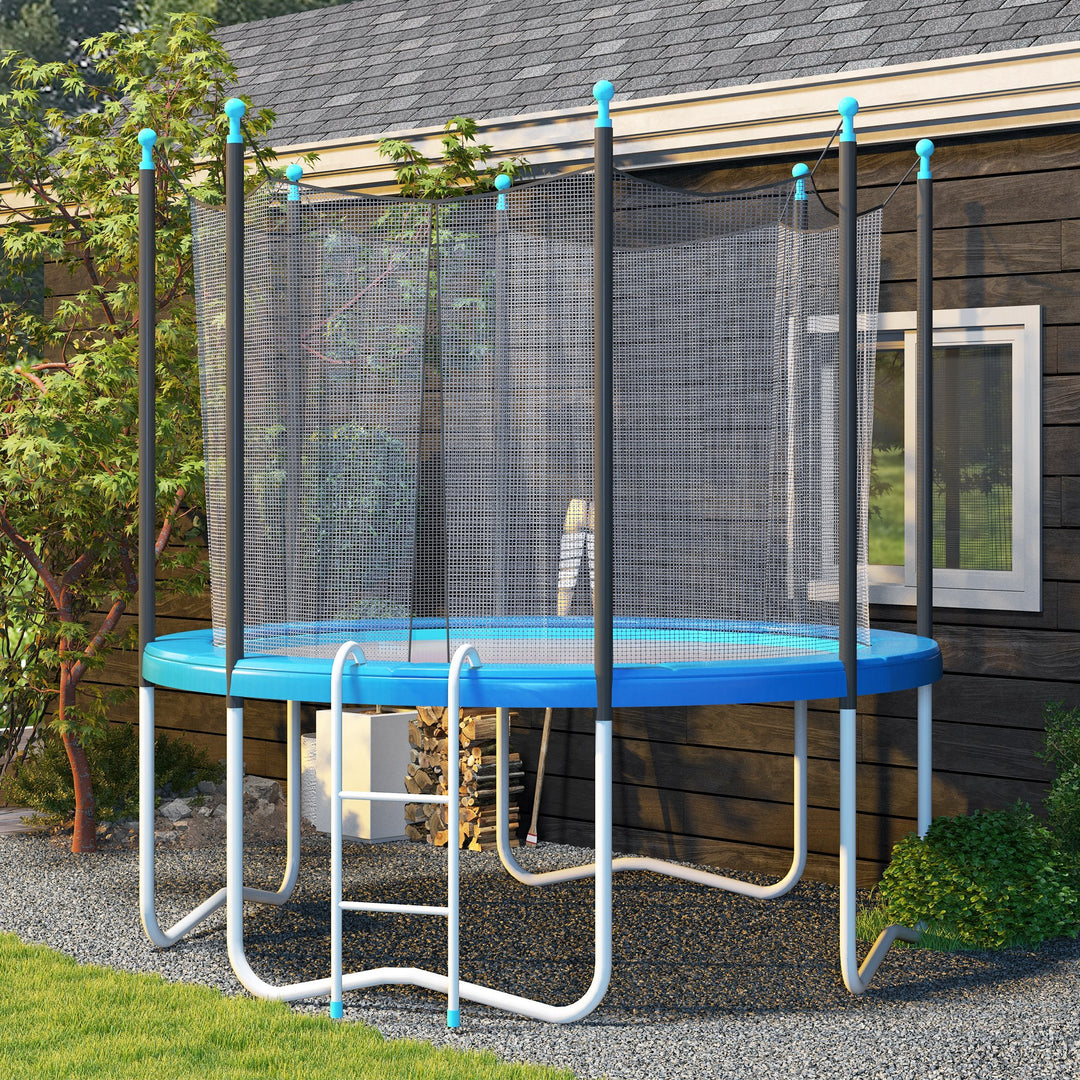 Soozier 14ft Trampoline Replacement Pad Trampolining Replacement Jump Bounce Exercise GYM Pad Only Light Orange