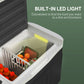 Outsunny 50 Liter Car Refrigerator Portable Freezer 12/24V Electric Cooler Box for Camping, Travel, Picnic, Down to -20â„ƒ
