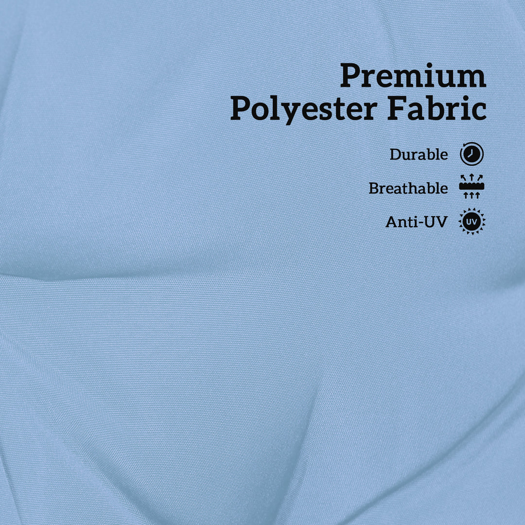 Outsunny 2 Seater Garden Bench Cushion, Soft Thick Outdoor Non-Slip 2 Seater Soft Pad With Backrest for Garden Patio, 52" x 43" x 4", Dark Grey