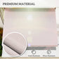 Outsunny 6.6'x5' Manual Retractable Patio Awning Window Door Sun Shade Deck Canopy Shelter Water Resistant UV Protector Beige