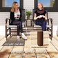 Outsunny Patio Glider Rocking Chair 2 Person Outdoor Loveseat Rocker Garden Furniture Bench, Grey