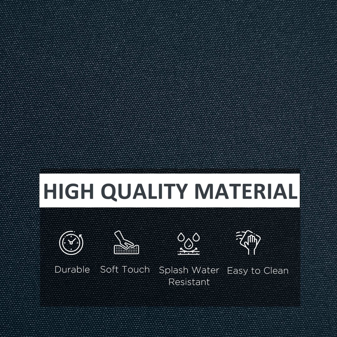 Outsunny Outdoor 14pc Patio Rattan Sofa Set Cushion Polyester Cover Replacement Set - No Cushion Included, Cream White