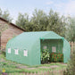 Outsunny Outdoor Greenhouse Walk-In Greenhouse Portable Greenhouse Canada Garden Plant Flower Seed Greenhouse W/ Premium Steel Frame