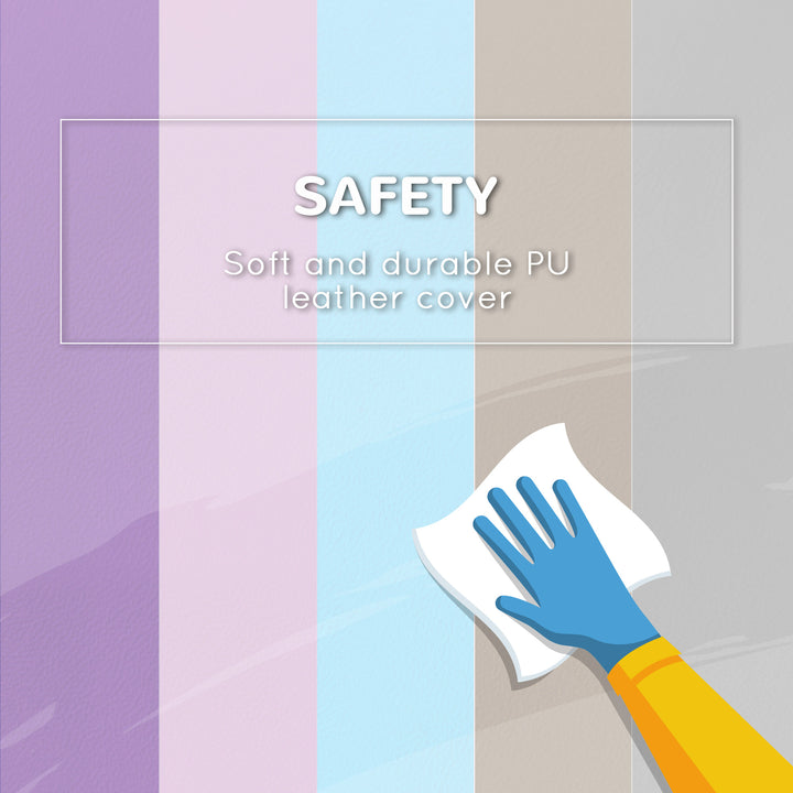 Qaba 7-piece Soft Play, Foam Climbing Blocks for Toddlers, Kids' Educational Climbing Crawling Toys, Kids Foam Play Set Stairs and Ramp, Multicolored