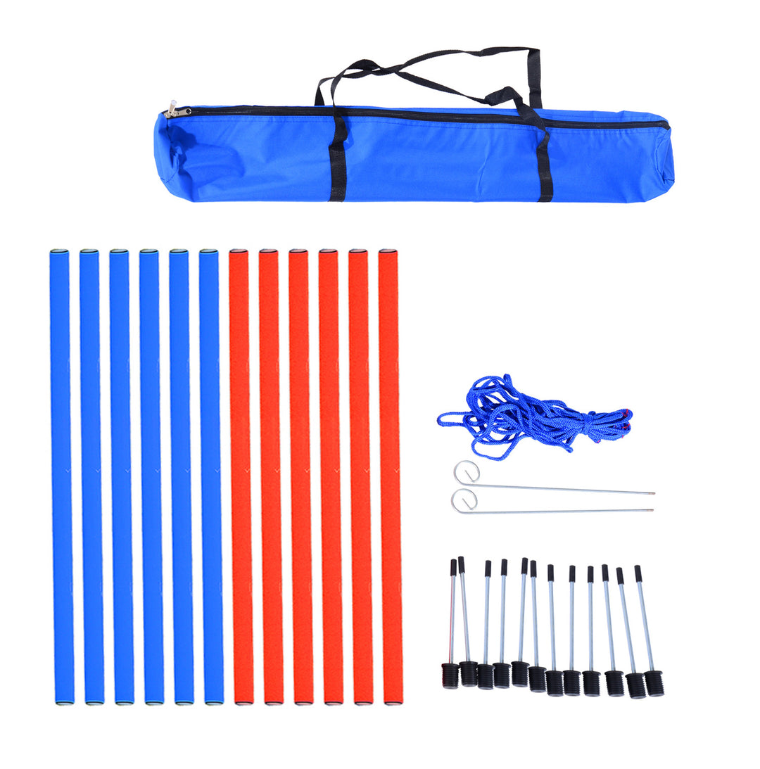 PawHut Dog Agility Equipment Set, Portable Dog Agility training equipment for Outdoor Play Run