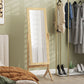 HOMCOM Adjustable Angle Dressing Full Length Mirror, Oak