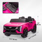 Qaba 2-Seater Ride on Truck, 12V Cadillac Escalade Licensed Kids Electric Car with Remote , Spring Suspension, White