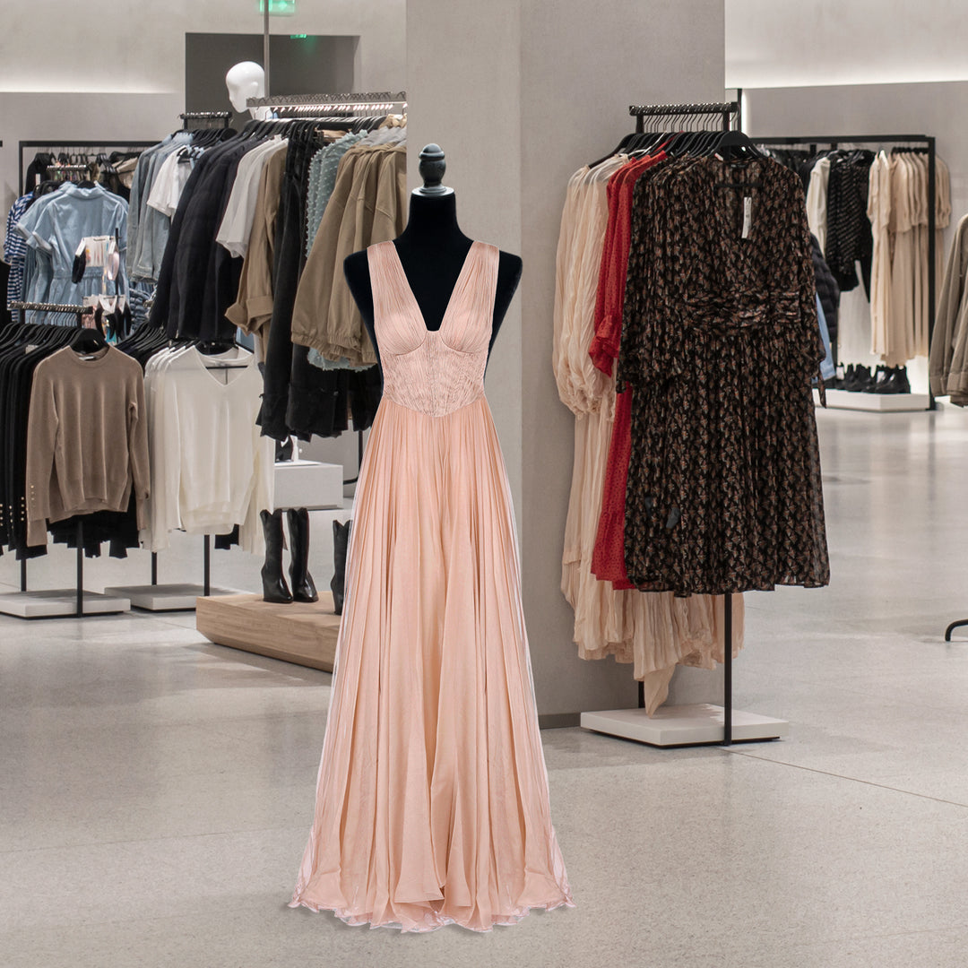 HOMCOM Female Fashion Mannequin Dress Form Torso Dressmaker Stand Clothing Display w/ Base (Black)