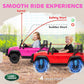 Qaba Land Rover Licensed Kids Ride on Truck with Remote Control, Spring Suspension, LED Lights, 3 Speed, Dark Green
