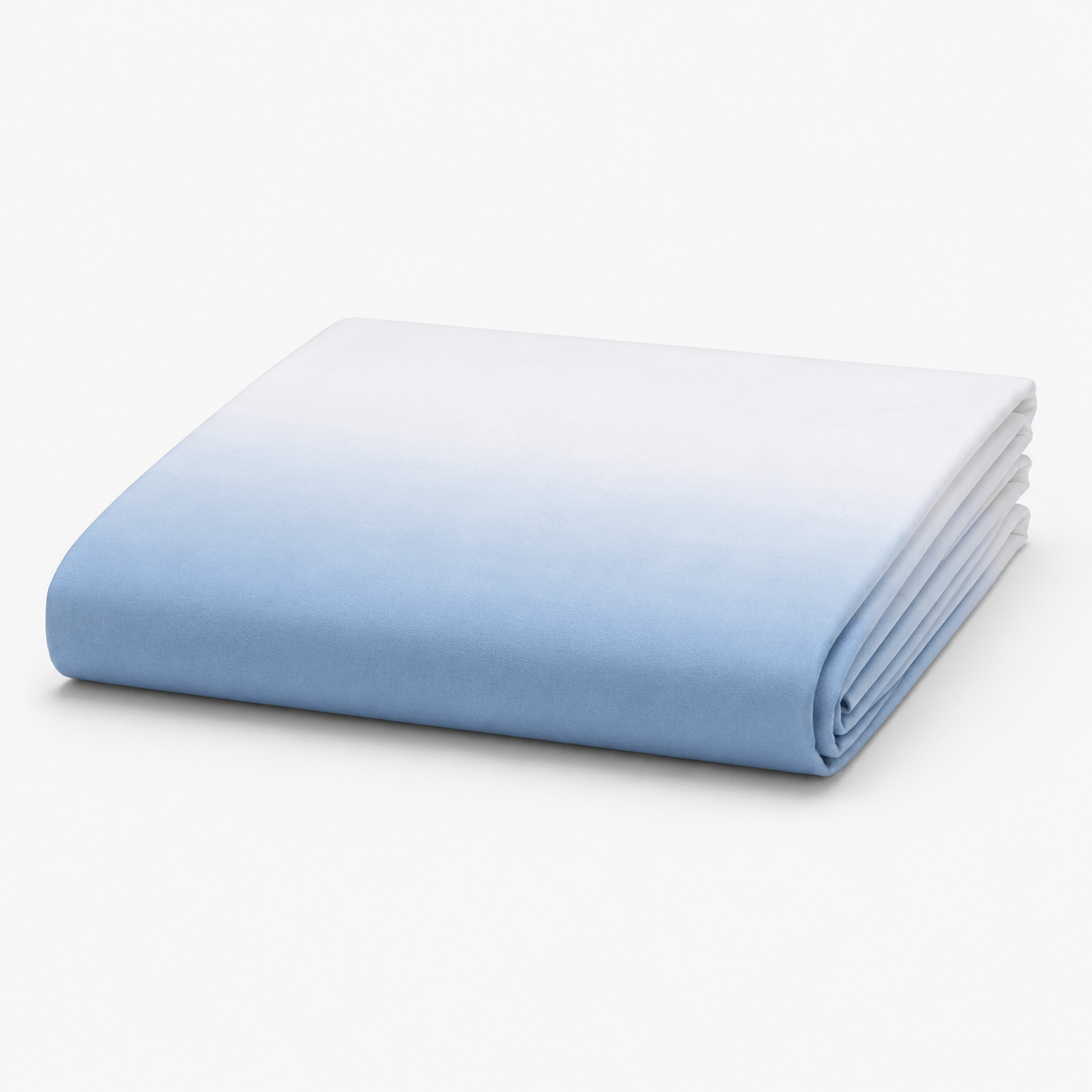 Aarniva Hotel Top Sheet Coverlet in ombre ocean color, soft and lightweight, perfect for a clean, polished bedding look.