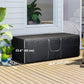 Outsunny 840L Outdoor Patio Cushion Storage Bag, UPF30+, Waterproof 600D Oxford Heavy Duty Furniture Storage Bag, Black