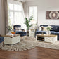 HOMCOM Farmhouse Coffee Table, Square Center Table with Flip-top Lids, Hidden Storage Compartment and Wooden Legs, Oak