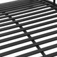 Outsunny 3.3FT Classic Garden Bridge with Safety Railings Arc Footbridge Decorative Pond Bridge for Backyard Creek Stream, Black