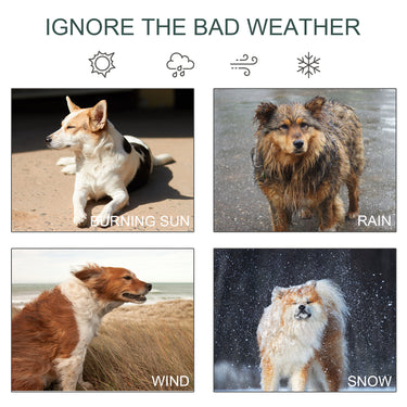 PawHut Outdoor Dog Kennel with Waterproof UV-Resistant Cover, 8 x 4 x 6 ft