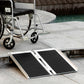 HOMCOM 2ft Wheelchair Ramp Scooter Mobility Non-Skid Layering Portable Foldable Aluminium