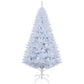 HOMCOM 5ft White Christmas Tree Artificial Christmas Tree with 536 Branch Tips and Metal Stand