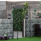 Outsunny 7Ft Outdoor Garden Arbor, Wedding Arch for Ceremony, Trellis with Scrollwork Design, Ideal for Climbing Vines and Plants, Black