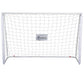 Soozier 6ft x 4ft Soccer Goal Net with Metal Frame, PE Mesh, Ground Stakes, Easy Assembly, Yellow