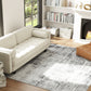 HOMCOM Area Rug for Living Room 9x12, Modern Abstract Machine Washable Rug, Non-Slip Carpet for Bedroom, Dining Room, Grey