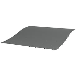 Pergola Canopy Replacement, Pergola Shade Cover for 10' x 10' Pergola (Outsunny 84C-038 Series), Dark Grey