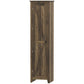 HOMCOM 48" Farmhouse Kitchen Pantry Storage Cabinet with Barn Door, Kitchen Pantry Cabinet with Adjustable Shelves, Natural