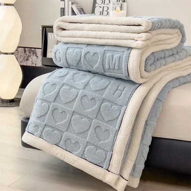 New Love Taffu Multifunctional Blanket Single or Double-Sided with Solid Color for Scene Setting
