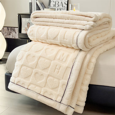 New Love Taffu Multifunctional Blanket Single or Double-Sided with Solid Color for Scene Setting