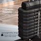 Soozier Multi-Exercise Home Gym Station with 99lbs Weight Stack, for Full Body Workout