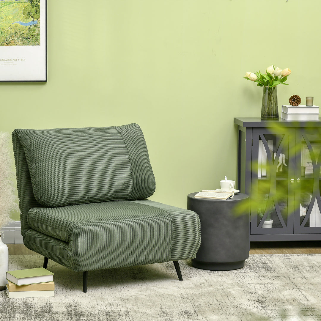 HOMCOM Terrazzo Finish Side Table, 17" Round End Table for Indoor and Outdoor, Charcoal Grey