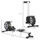 Soozier Magnetic Rowing Machine Adjustable Resistance Rower with LCD Digital Monitor Fully Body Health & Fitness for Home Use