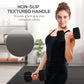 Soozier 2 x 15lbs Dumbbells Set with Non-Slip Grip, Rubber Covered Weights for Men Women Home Gym Workout