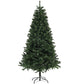 HOMCOM 6ft Artificial Christmas Trees with Auto Open and Steel Base, Green