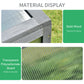 Outsunny 39" x 26" x 16" Wooden Cold Frame with Openable and Tilted Top Cover, Small Polycarbonate Planter Box for Flowers, Vegetables, Plants, Brown