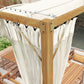 Outsunny 10 x 10 ft Retractable Pergola, Garden Gazebo Shelter with Nettings for Grill, Patio, Deck, Natural