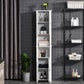 HOMCOM Tall Medicine Cabinet, Freestanding Bathroom Storage Cabinet with Shelves and 2 Cupboards, Bathroom Organizer, White