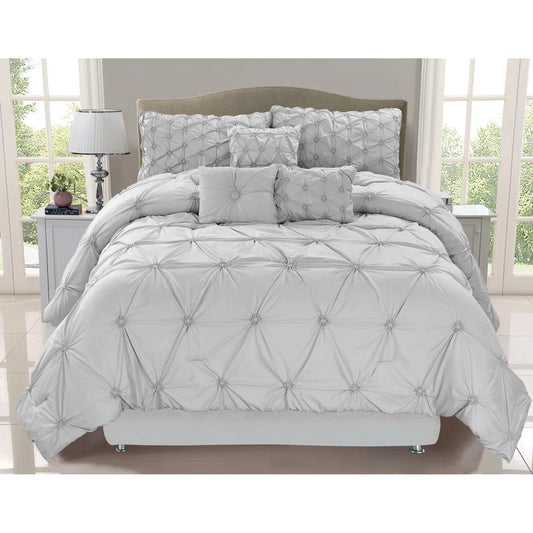 Modern & Contemporary Sateen Solid Colour Comforter Set