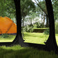 Outsunny 11' x 11.5' Screen Tent, Pop Up Camping Gazebo with Portable Carry Bag and 2 Doors, Cream White