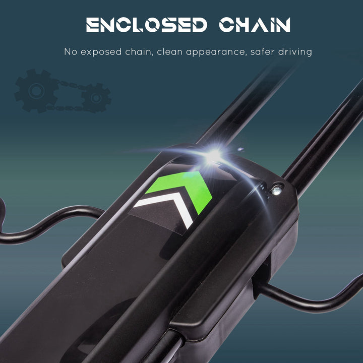 Aosom Pedal Go Kart for Kids, Pedal Car with Adjustable Bucket, Handbrake, 4 Rubber Wheels Powered Ride, White