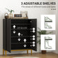 HOMCOM Shoe Storage Cabinet with Adjustable Shelves and Soft-Close Hinges, for 15-20 Pairs of Shoes, White