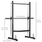 Soozier Adjustable Squat Rack with Pull Up Bar and Barbell Bar, Multi-Function Weight Lifting Half Rack for Home Gym Strength Training