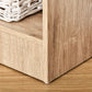 HOMCOM 5-Tier Bookcase, Storage Bookshelf, Display Shelves with Adjustable Shelves for Living Room, Home Office, Nature Wood