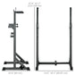 Soozier Adjustable Bench Press Rack, Multi-Function Squat Rack for Home Gym Strength Training, Black
