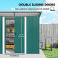 Outsunny 6' x 8.5' Outdoor Metal Garden Shed Utility Tool Storage Steel Backyard House, Dark Green