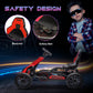 Aosom 12V 7AH Electric Go Kart, Outdoor Racer Car for Kids, with Forward Backward, Adjustable Speed, Ages 3-8 Years Old, Red