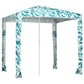 Outsunny Beach Umbrella, 6.5' Easy-Assembly Sun-Shade Shelter with Sandbags and Carry Bag, Cool UV50+, Dark Blue