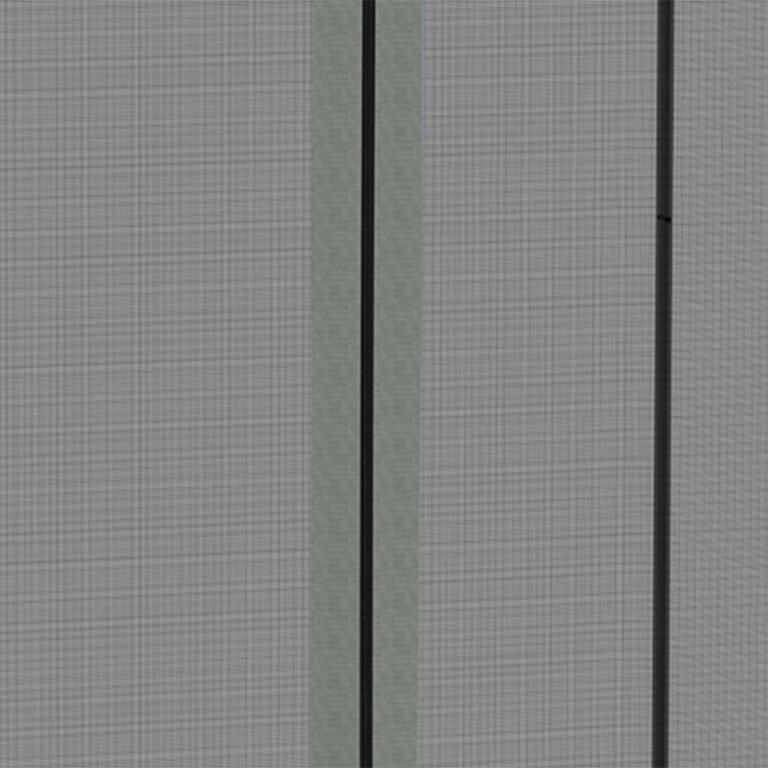 Outsunny Replacement Mosquito Netting for Gazebo 10' x 10' Black Screen Walls for Canopy with Zippers for Parties and Outdoor Activities, Dark Grey