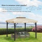 Outsunny 10' x 10' Gazebo Replacement Canopy, Gazebo Top Cover with Double Vented Roof for Garden Patio Outdoor TOP ONLY, Beige