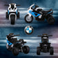 Aosom Kids Motorcycle, 6V Battery Powered Toddler Motorcycle with Headlight, Music, 3 Wheels Electric Motorcycle for Kids, Licensed BMW, Gift for Boys & Girls -Black