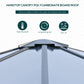 Outsunny 10x10ft Hardtop Gazebo with Aluminum Frame, Polycarbonate Gazebo Canopy with Curtains and Netting