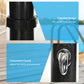Outsunny 5.3 Gallons Solar Shower with Rotating Rainfall, Temperature Adjustment, 2 Section Outdoor Shower for Backyard, Black